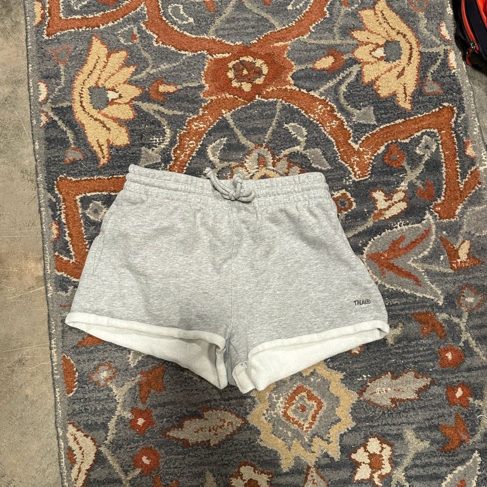 TNA Light Gray Women's Athletic Shorts